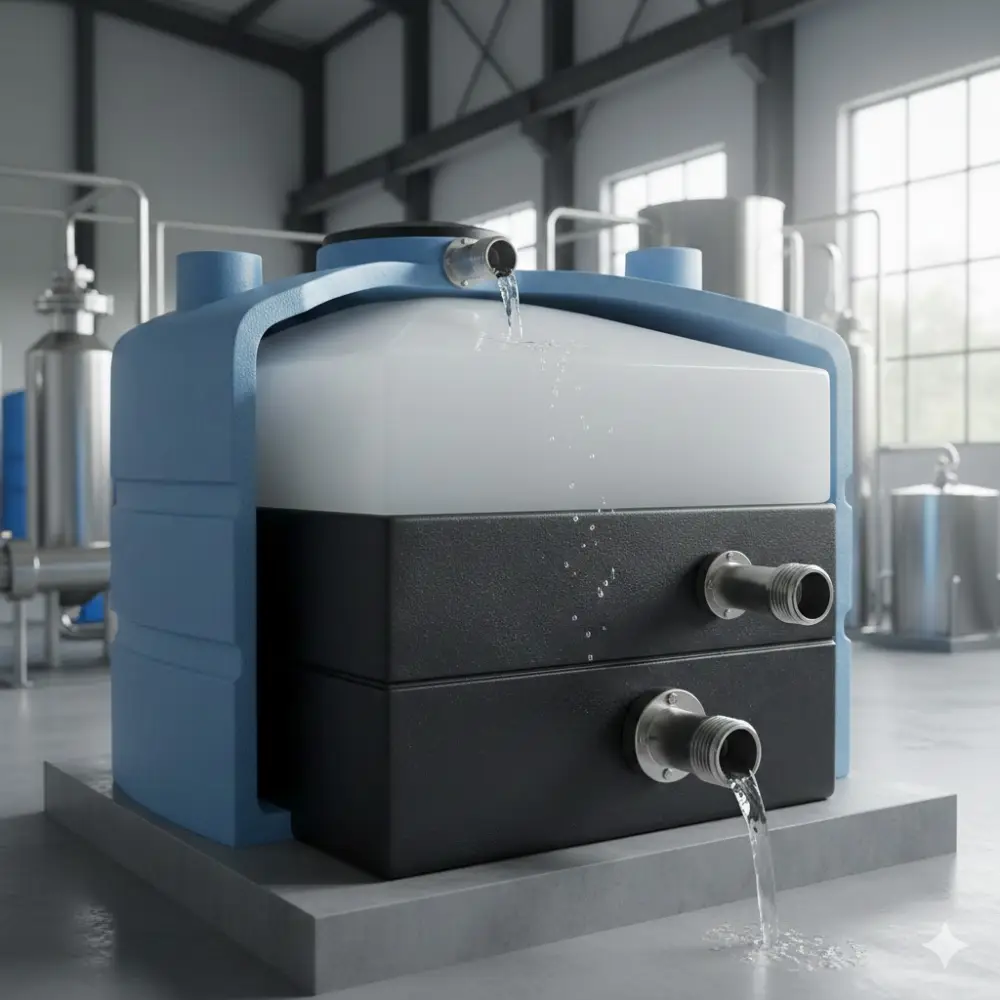 منبع آب سه لایه