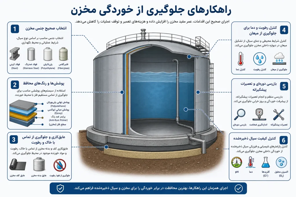 چگونه از پوسیدگی تانکر جلوگیری کنیم؟